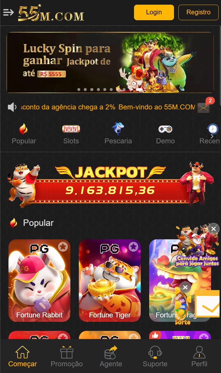 55m.Com - Caça-Níqueis Online Cassino